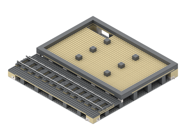 City Block Track Straight